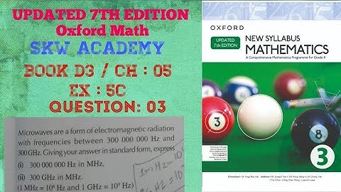 Q.3 | Oxford Math Exercise # 5C | Indices and Standard Form | Urdu hindi Explanation 