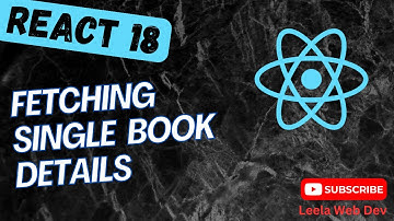 63. Fetch Single Book Details and Format the response data in BooksDb React App - React18