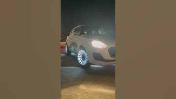 maruti suzuki swift alloy wheels led light modified