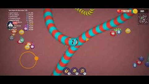 Wormszone.io live stream biggest worms hunting part (23) || Android / ios gameplay Walkthrough