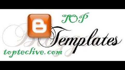 Top  Best Free Blogger Templates 2015
