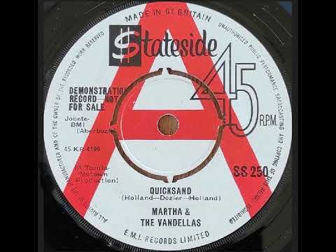 Martha & The Vandella - Quicksand - UK Stateside Records Demo released 1963