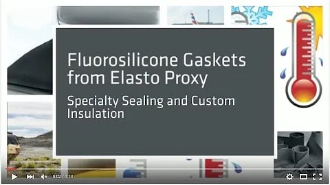 Fluorosilicone Gaskets for Sealing and Insulation
