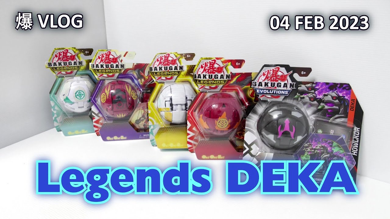 BAKUGAN LEGENDS WAVE 1 DEKA!! [04 FEB 2023]