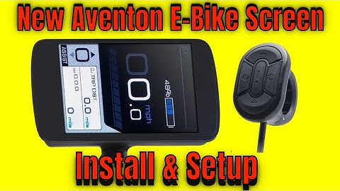 New Aventon E-Bike Display - Install & Setup #EBikes #AventonSinch #PEVRidersClub