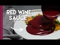 Red wine sauce