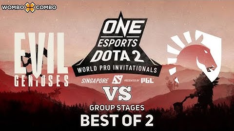 Evil Geniuses vs Team Liquid (Bo2) GAME 2 | ONE Esports Dota 2 World Pro Invitational Singapore