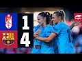 Liga f champions  granada 1 vs 4 fc barcelona 