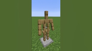 How To Give Armor Stands Arms In Minecraft! #gaming #minecraft #minecraftshorts