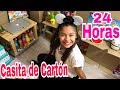 24 Horas En Mi CASITA De Cartón