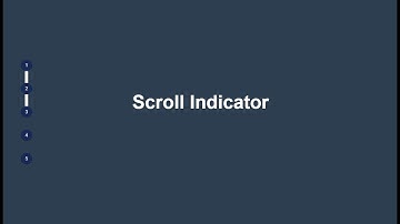 Create a page scroll progress indicator using html css jquery in hindi
