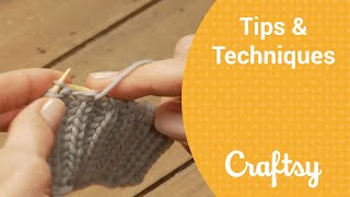 How to Knit Brioche Purl Stitches