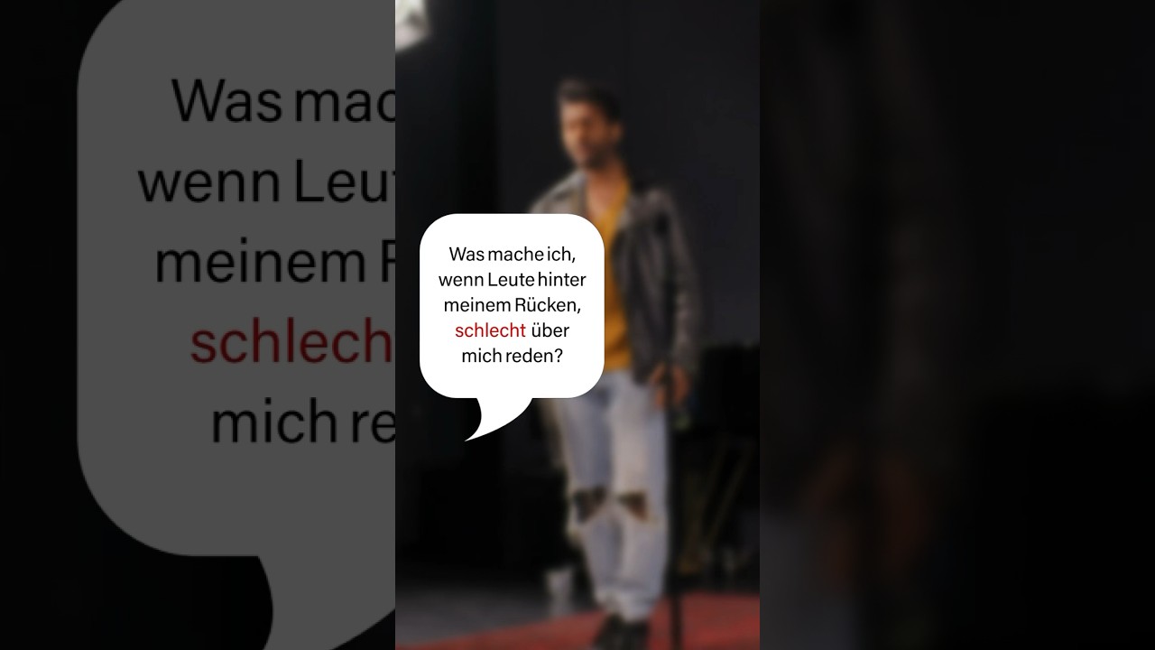 Es Ist Unwichtig Was Die Leute Hinter Deinem Rücken Reden Reden Leute hinter deinem Rücken über dich? - YouTube