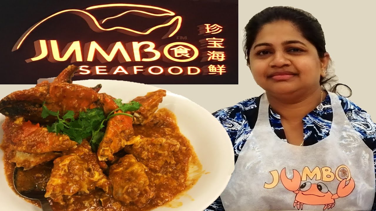 Enjoying Chilli Crab in Singapore's Most Famous Jumbo Crab Seafood