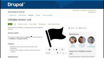 How to install and configure the CKEditor Anchor Link module in Drupal 10/11