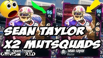 Madden 18 MAKING A MUTMASTER: Sean Taylor Vs Sean Taylor IN Madden 18 MutSquads Gameplay