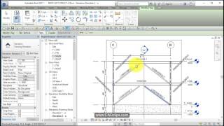 REVIT STRUCTURAL PROJECT 18 BRACING AND TAGS