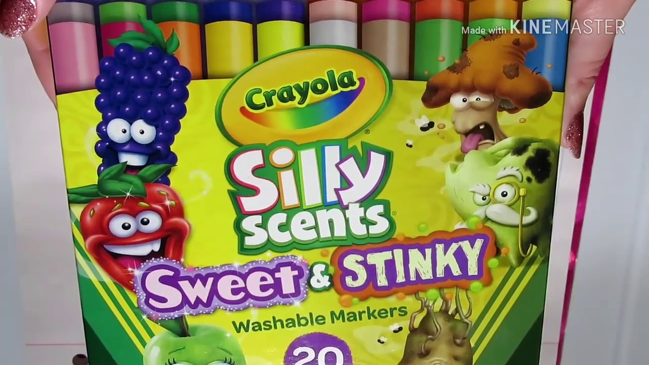 Silly Scents Sweet & Stinky Scented Markers, Crayola.com