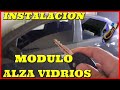 Como instalar modulo alza vidrios o eleva vidrios FÁCIL en chevrolet AVEO con la ALARMA de AGENCIA