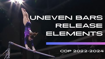 Uneven Bars Release Elements Cop 2022-2024
