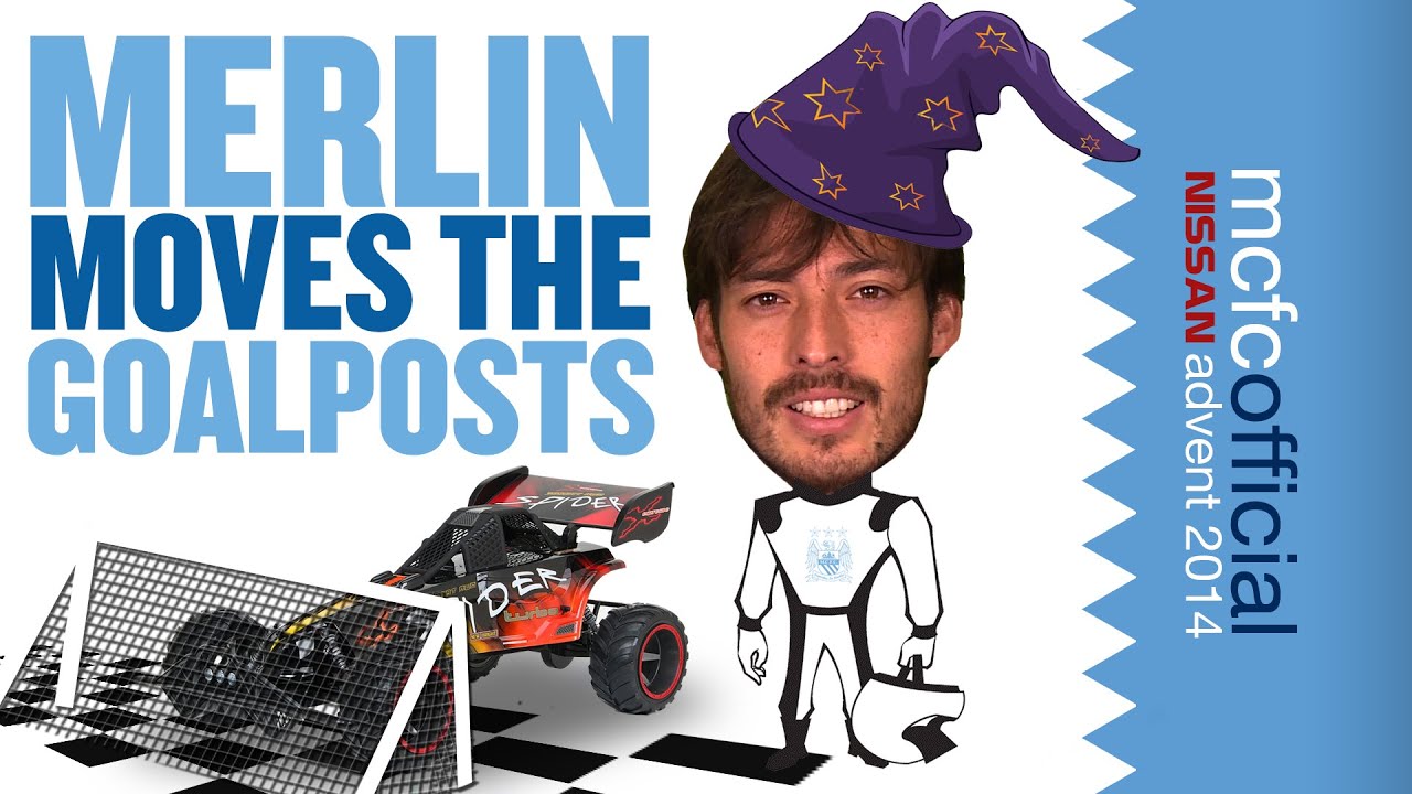 MERLIN MOVES THE POSTS Man City Advent Calendar 2014 Day Thirteen merlin-moves-the-posts-man-city-advent-calendar-2014-day-thirteen