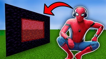 How To Make A Portal To The SPIDER-MAN Dimension in Minecraft!