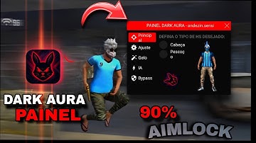 PAINEL DARK AURA 🇧🇷 DOWNLOAD LINK 📥 KEY 🔑 & SETUP ⚙️Tutorial  | Macro Droid New Headshot  Script📁