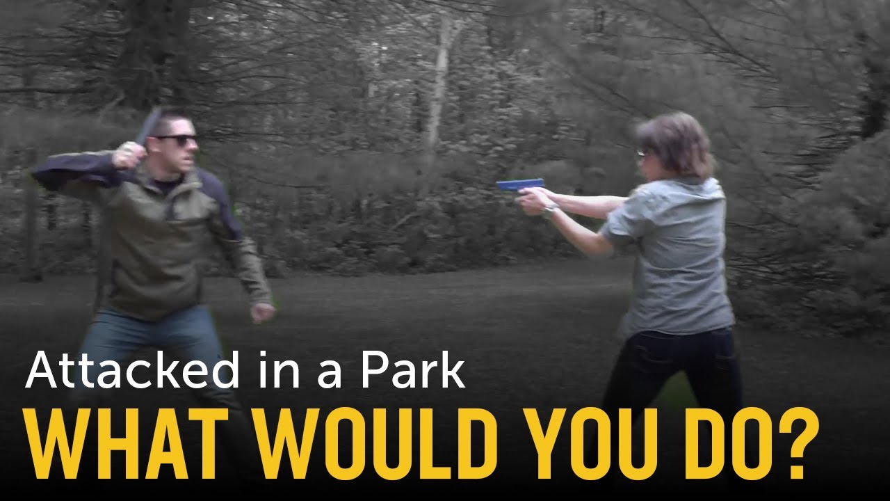 Jogger Attacked In A Park Self -Defense Scenario: What Would You Do?