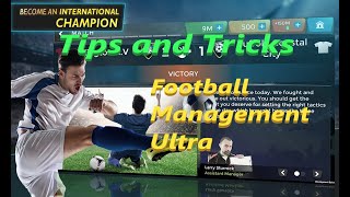 Football Management Ultra tips and tricks - check other my videos of this game screenshot 5