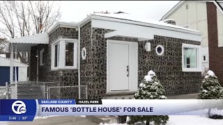 Historic Hazel Park house made from 20,000 glass bottles hits the market