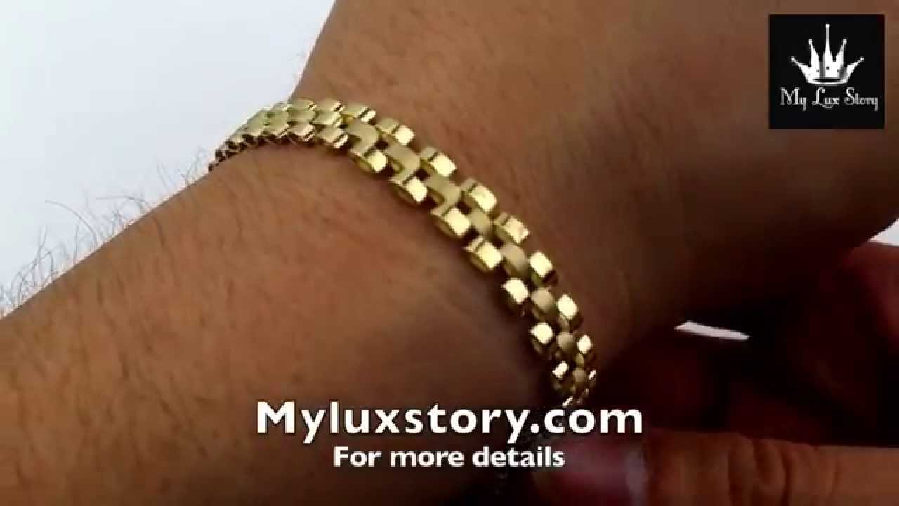 10K Rolex Bracelet 6mm - YouTube