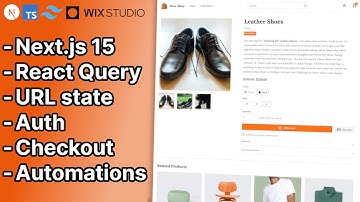 Build A Complete E-Commerce Website (Next.js 15, React Query, Tailwind CSS, TypeScript, Wix Studio)