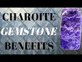 Treatment of pink eye  charoite gemstone