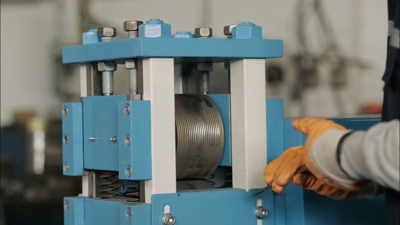 Soğuk Uç Ezme Makinesi ( Wrought Iron Crushing Machine) YouTube