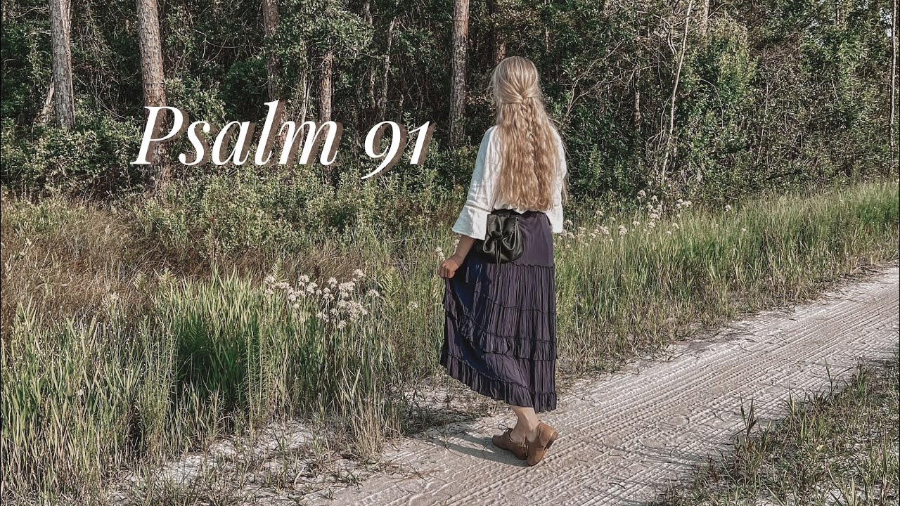 Psalm 91 Read Aloud | Peaceful Flower Picking in the Countryside