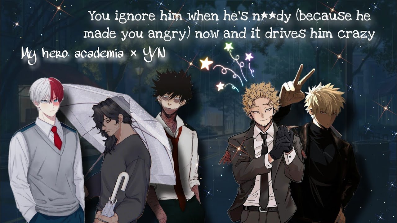 You ignore him when he's n**dy and now it's driving him crazy (he made you angry)