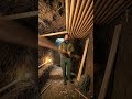 I Built a SECRET Underground Tree Bunker 🌲⛏️ #shorts