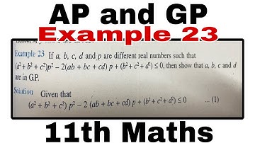 If a,b,c,d and p are different real numbers such that: (a^2 + b^2 + c^2)p^2 - 2(ab + bc + cd)p Ex 23