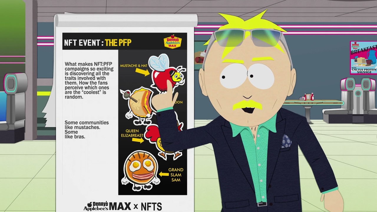 South Park: Return Of Covid - NFT Sales Pitch To Denny's Applebee's Max