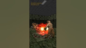 Mancubus vs Hell Knight - 1v1 Monster Infighting - Doom II Retro Battles #shorts