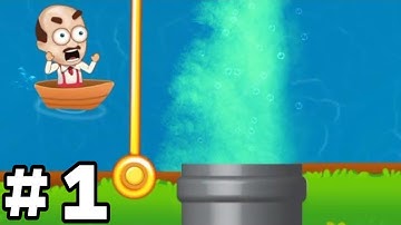 Save Daddy Level 1 Pull The Pin Game - Gameplay Solution Walkthrough