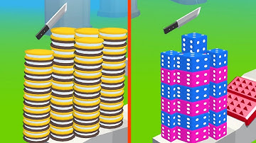Slice It All : Gameplay Walkthrough ios,Android All Levels 124-136