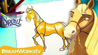 Learn To Draw Chica Linda | SPIRIT RIDING FREE