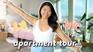 What $2700 Gets You in LA vs NYC (My Apartment Tour!)