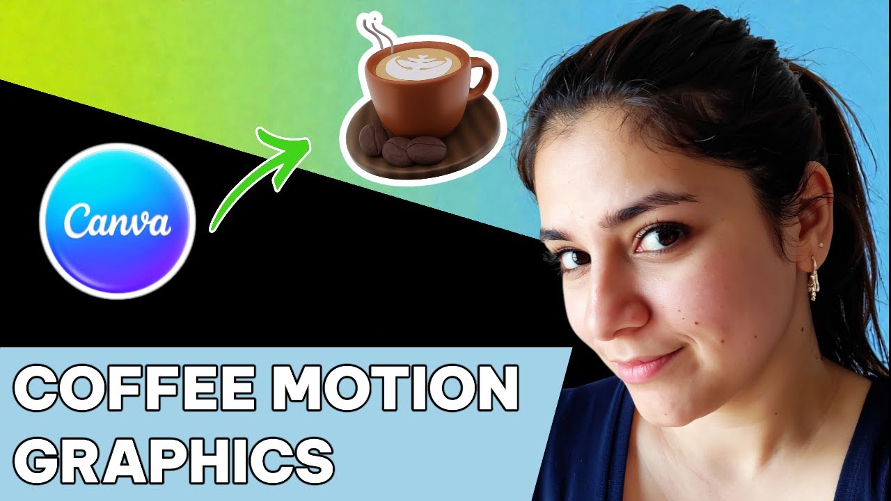 Coffee motion graphics in Canva