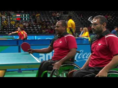 Table Tennis | Egypt v China | Men's Team Quarterfinal Class 4-5 | Rio 2016 Paralympic Games
