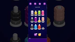 Nut Sort Level 134 Walkthrough | Nuts — Color Sort 134 solution