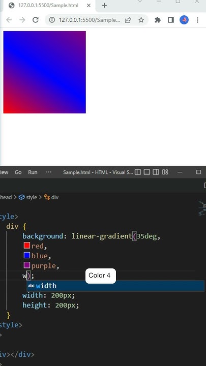 CSS Linear Gradient - YouTube