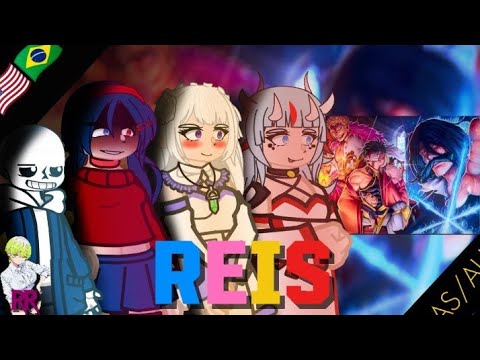 [🇺🇸🇧🇷] Fandoms React to Rap do Reis||AS/AU||