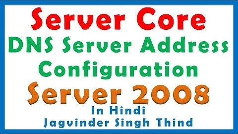 ✅ Configuring DNS Server Address through command in Windows Server 2008